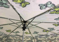 Wytrzymały składany parasol, składany parasol golfowy Wodoodporny poliester dostawca
