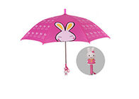 Strawberry Handle Cute Kids Parasol, Mini Parasol dla dzieci Instrukcja Otwórz Zamknij dostawca