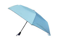 97 cm Kompaktowy parasol podróżny Pokryty czarną powłoką UV Proof 190t Pongee Plastikowe końcówki dostawca