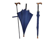 Metalowe końcówki Niezwykłe parasole przeciwdeszczowe, parasol z trzciny spacerowej Żebra z włókna szklanego dostawca