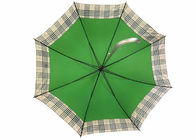 Parasol z zielonym uchwytem J, parasol samozamykający Aluminiowy wałek Auto Open dostawca
