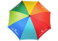 Łatwy do noszenia parasol golfowy Rainbow, parasol odporny na burzę dla firm podróżujących dostawca