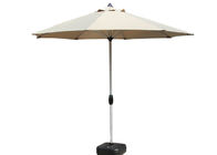 Wysuwany parasol plażowy o długości 150 cm Ochrona UV Biała metalowa tyczka powlekana dostawca