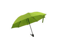 Zielony składany parasol 23 cale 8 paneli Metalowy wałek Sitodruk dostawca