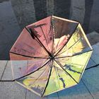 Metalowe parasolki przeciwdeszczowe z przezroczystego tworzywa sztucznego, przezroczysty parasol z tworzywa sztucznego dostawca