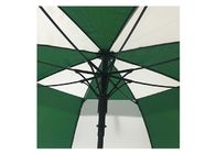 Gree Białe drukowane parasole golfowe Włókno szklane Haft Automatyczne otwieranie Ręczne zamykanie dostawca