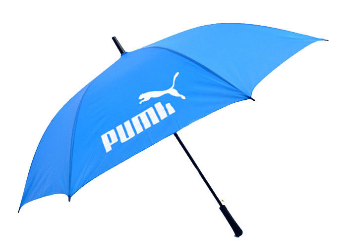 Gumowy uchwyt Kompaktowy parasol golfowy, niestandardowe logo parasole golfowe dostawca